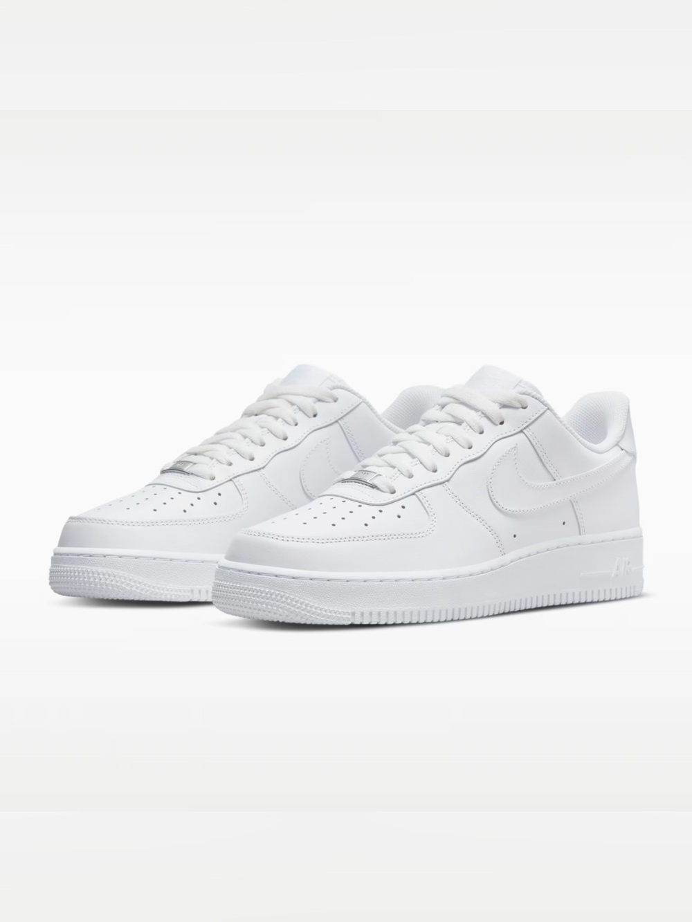 BRAND NEW Air Force 1 ‘07 Men’s size 9 WHITE